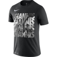 NBA-Nike 雄鹿队字母哥 Dri-FIT 男运动短袖T恤 BV8521-011 图片色 XL