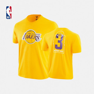 NBA 湖人队戴维斯 2020年新款夏装男士运动圆领短袖T恤 L