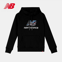 New Balance NB官方女款AWT93580连帽Logo卫衣 BK AWT93580 S