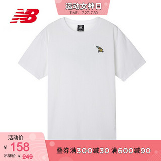 New Balance NB官方2020新款男款女款AMT01549短袖T恤 WT AMT01549 M