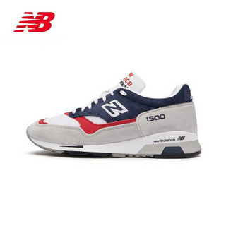 New Balance NB官方2020新款男款女款1500系列M1500GWR英产休闲鞋 灰色/藏青色/白色/红色 M1500GWR 42