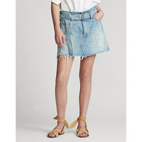 Ralph Lauren/拉夫劳伦女装 2020年夏季纸袋牛仔半身裙21614 400-蓝色 28 R