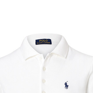 Ralph Lauren/拉夫劳伦女装 经典款修身版型弹力Polo衫21108 100-白色 L