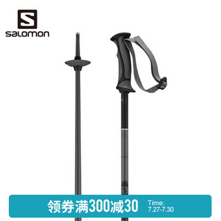 Salomon 萨洛蒙新品户外女款双板滑雪杖雪具装备ARCTIC LADY 黑色405603 110