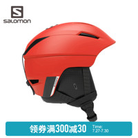 Salomon 萨洛蒙秋冬新品户外单双板滑雪头盔防护PIONEER M 红色408392 M5659