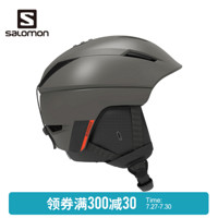 Salomon 萨洛蒙秋冬新品户外单双板滑雪头盔防护PIONEER M 白鲸灰408393 M5659