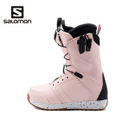 Salomon 萨洛蒙新品户外女款单板滑雪鞋雪具防护装备 KIANA 玫瑰色407332 23