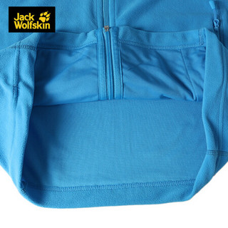 Jack Wolfskin/狼爪官方男士春季新品户外运动休闲登山旅行抓绒衣休闲外套1704601 1704601-1651/里约蓝 L