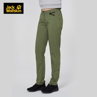 Jack Wolfskin/狼爪官方女士春季新款户外运动时尚休闲吸湿透气休闲长裤冲锋裤1505281 1505281-5052/森林绿 34  160/68A