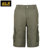 Jack Wolfskin/狼爪官方男士夏季新品户外清爽透气软壳短裤5518211 5518211-5052/森林绿 52 180/96A