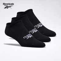 Reebok锐步 运动经典CL FO Invisible男女短袜 袜子FL9304 FL9306_黑色 A版 23-24