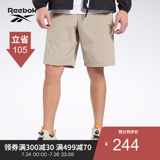 Reebok锐步运动经典CLCRTSHORTS男女夏季短裤五分裤FS8848 FS8848_沙棕色 A/L