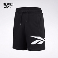 Reebok锐步 运动经典CL X MU VT SWT ST男女夏季短裤五分裤GL1259 GL1260_黑色 A/XL