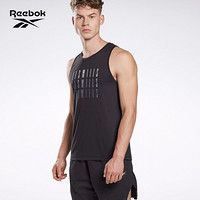 Reebok锐步 运动健身LM Graphic Tank莱美男子运动背心GE1034 GE1034_黑色 A/M