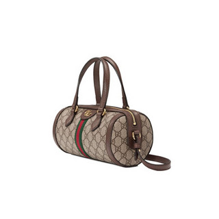 GUCCI 古驰 OPHIDIA系列 女士皮革手提包 602577 96IWB 8745 棕色 小号