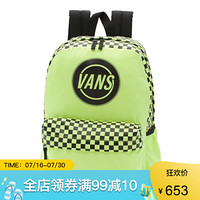 vans范斯男包女包双肩包棋盘格拉链书包3993090 Sharp Green OSFA