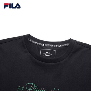 FILA x 3.1 Phillip Lim 斐乐女子2020新款潮流时尚短袖舒适短T 正黑色-BK 170/88A/L