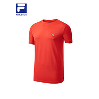 FILA ATHLETICS 斐乐男子短袖T恤2020夏季新款专业网球简约运动衫 RD红-RD 185/104A/XXL