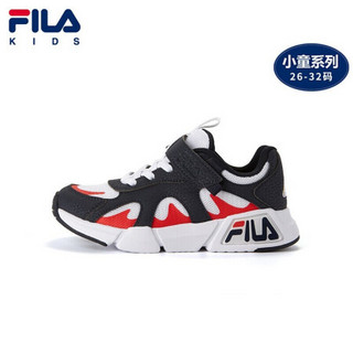 FILA（斐乐）童鞋男童女童复古跑鞋2020年夏季新款小童鞋子儿童运动鞋 火红/传奇蓝-RN 32码/内长20.0cm