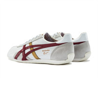 Onitsuka Tiger 鬼塚虎 RUNSPARK系列 中性休闲运动鞋 TH201L-0123 米白色/红色 41.5