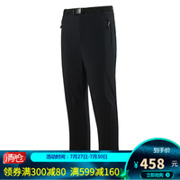 诺诗兰秋冬户外防风保暖中性款风雪长裤 GF080539 纯黑色 L（170）