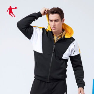 商品乔丹官方旗舰男装外套20198秋季新款男士休闲连帽卫衣夹克学生