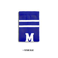 MSGD 运动袜 女子过膝棉袜篮球nba足球袜 Future Blue 未来蓝 均码