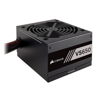 USCORSAIR 美商海盗船 VS650 白牌（80%）非模组ATX电源 650W