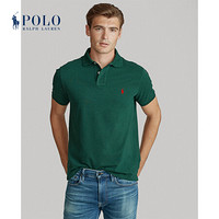 Ralph Lauren/拉夫劳伦男装 2020年春季定制修身版型网眼Polo衫12200 300-绿色 XL