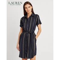 RALPH LAURENLauren/拉夫劳伦女装 2020年早秋衬衫式连衣裙60337 400-蓝色 00