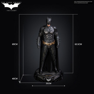 【预售定金】网易聚玩 Queen Studios DC 蝙蝠侠1：3全身雕像收藏品 1:3普通版:面具头 (尾款3600) 预计2021年第二季度发货