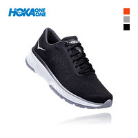 HOKA ONE ONE男卡夫2竞速轻便公路跑步鞋Cavu2缓冲减震训练运动鞋 黑色 / 白色 US 9.5 /275mm