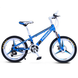 凤凰（Phoenix）自行车 20/22寸男女变速儿童车单车一体轮学生山地车 樱花粉（一体轮） 20寸(125-155cm)