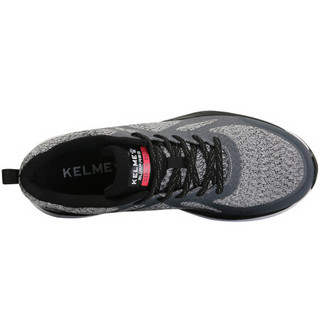 KELME卡尔美 春季新款运动鞋男轻便缓震跑步鞋6681101 深灰 42.5