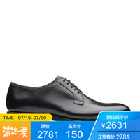 Clarks其乐男鞋商务休闲皮鞋正装鞋德比鞋26136485 Black Leather 10.5M