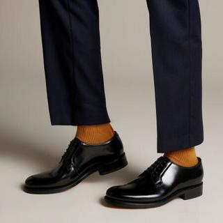 Clarks其乐男鞋商务休闲皮鞋正装鞋德比鞋26136485 Black Leather 10.5M