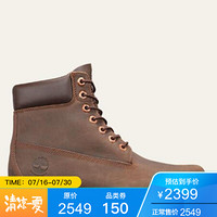 Timberland添柏岚男鞋6英寸轻便靴A1UOA931 Dark Brown FG 12 M