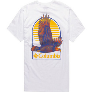 Columbia哥伦比亚男士圆领T恤户外休闲百搭短袖COLZ98V 黑Black XL