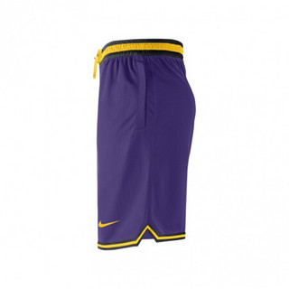 NBA-Nike 湖人队 男篮球运动透气速干短裤 AV3537-504 图片色 L