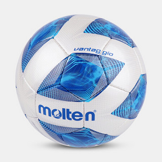 Molten 摩腾 足球5号成人4号儿童耐磨PU比赛训练通用手缝足球3200 F5A3200蓝色