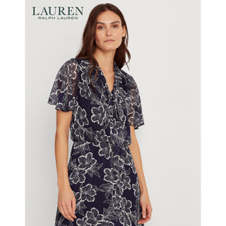 Lauren/拉夫劳伦女装 2020年早秋花卉乔其纱连衣裙60335 410-多色 0