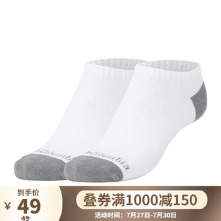 Columbia哥伦比亚户外20春夏新品男女通用运动袜RCS840【1对装】 100 S