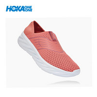 HOKA ONE ONE女奥拉ORA Recovery Shoe厚底透气运动鞋休闲舒缓拖鞋 樱粉 US 6/ 230mm