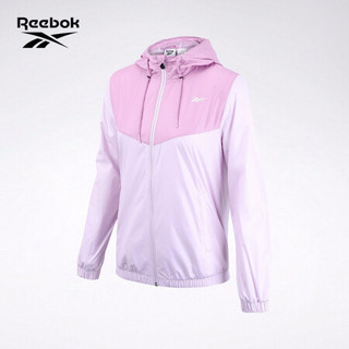 Reebok锐步 运动健身W COLOR BLOCK WB女子休闲防风衣GL4109 GL4109_粉色 A/M