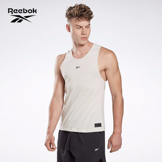 Reebok锐步 运动健身LM AC + Cotton Tank莱美男子运动背心GE1004 GE1004_米色 A/L