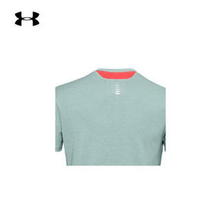 安德玛官方UA Streaker男子运动短袖T恤Under Armour1326579 蓝色477 XL