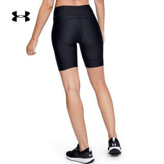 安德玛官方UA HeatGear女子运动紧身短裤Under Armour1351688 黑色001 XL