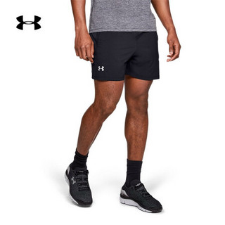 安德玛官方UA Launch SW男子5英寸运动跑步短裤Under Armour1326571 黑色001 L