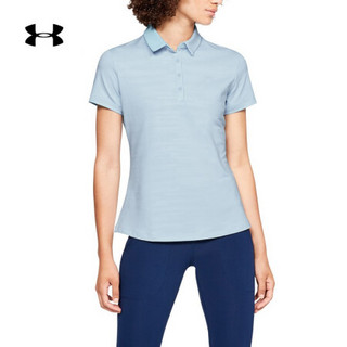 安德玛官方UA 女子运动Polo衫Under Armour1326889 蓝色451 S