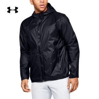 安德玛官方UA Impasse Rain男子运动夹克Under Armour1350949 黑色001 XL